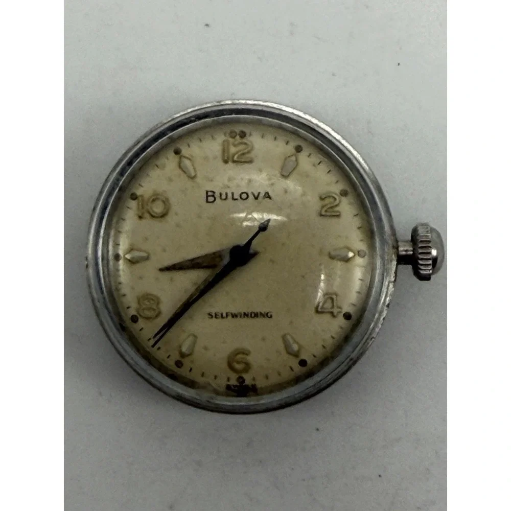 Bulova Selfwinding Automatic Working Mens Watch Vintage 33MM 6.5